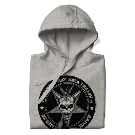 Stakes Testament Bay Area Thrash Hoodie Gray