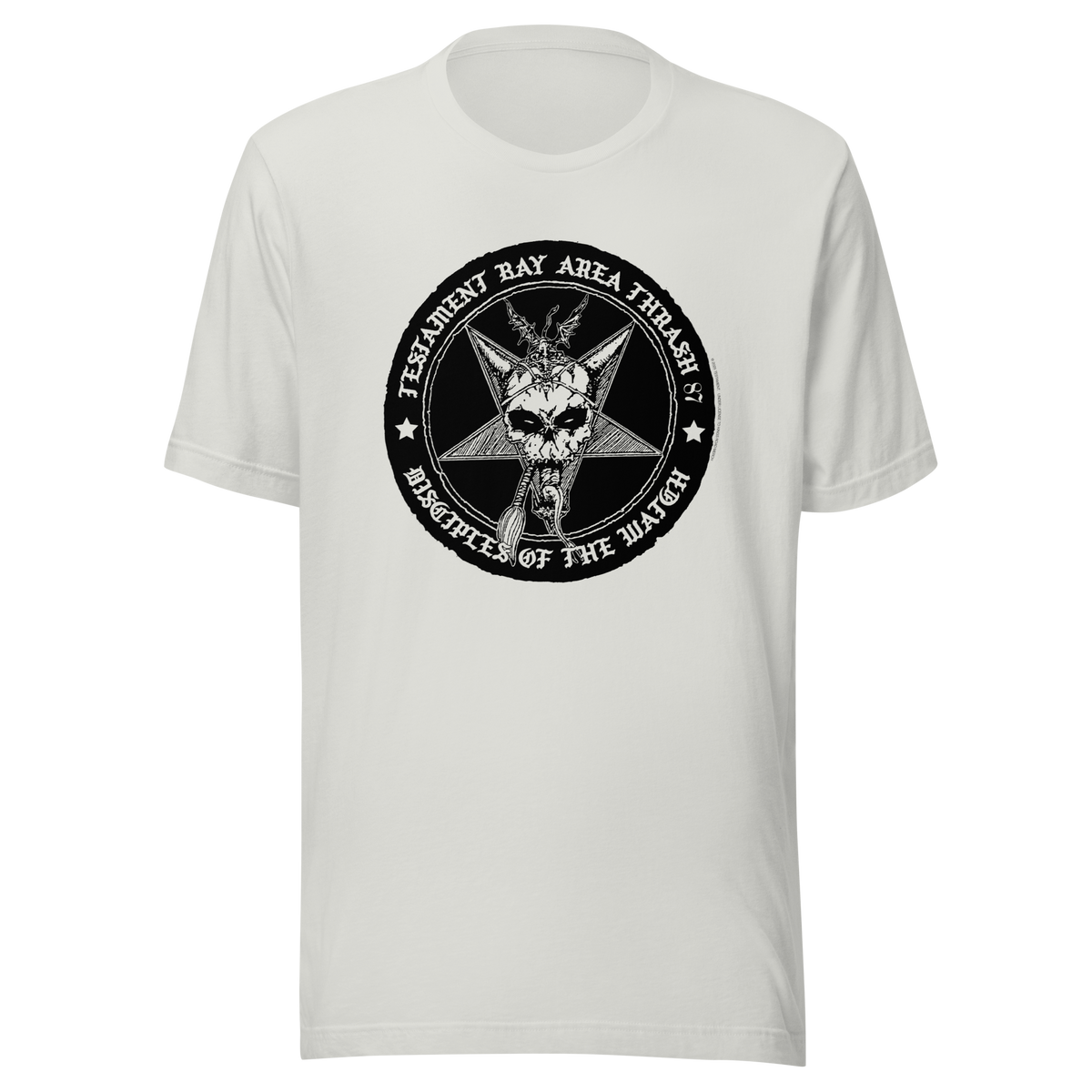 Stakes Testament Bay Area Thrash T-Shirt Gray