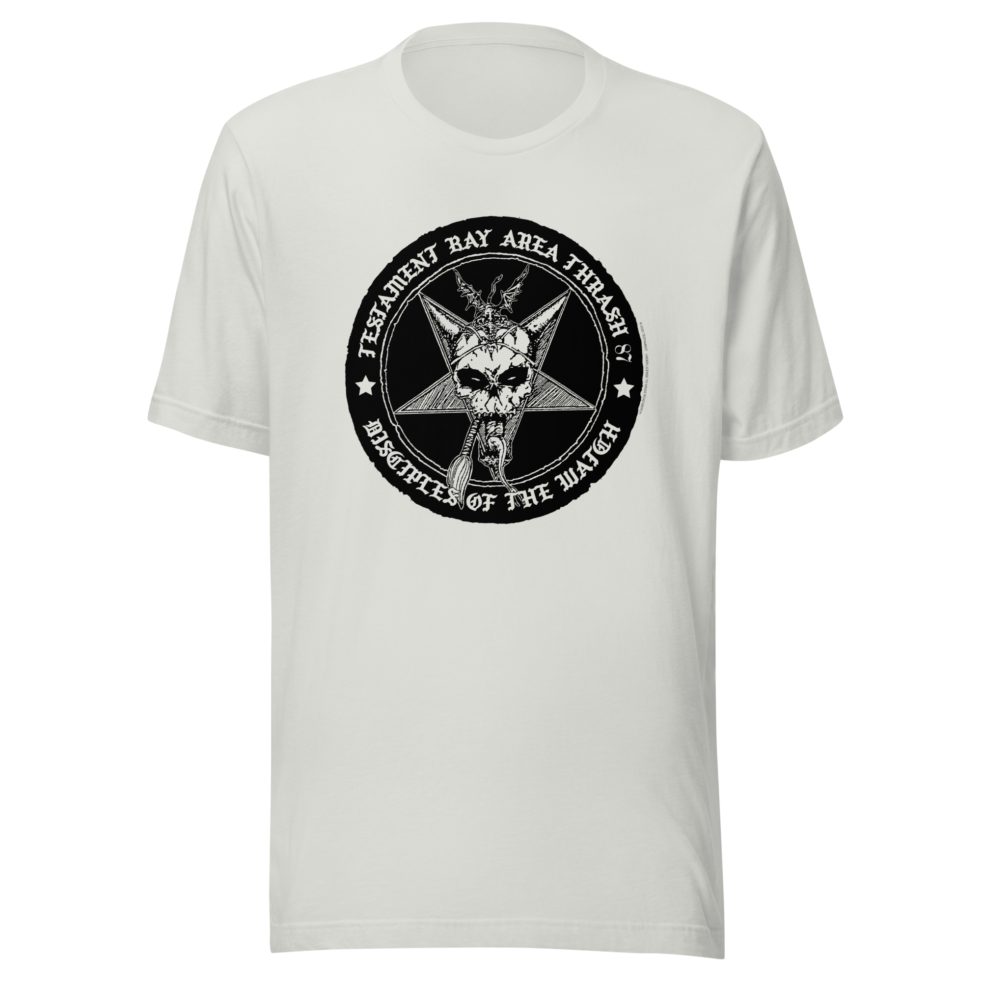 Stakes Testament Bay Area Thrash T-Shirt Gray
