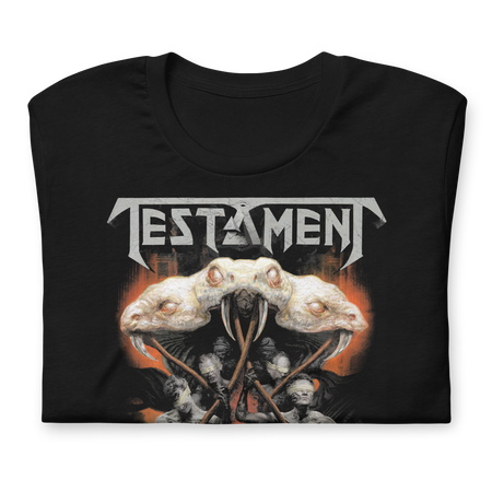Stakes Testament Brotherhood of the Snake T-Shirt Black