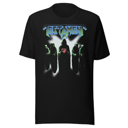 Stakes Testament Seen Between the Lines T-Shirt Black