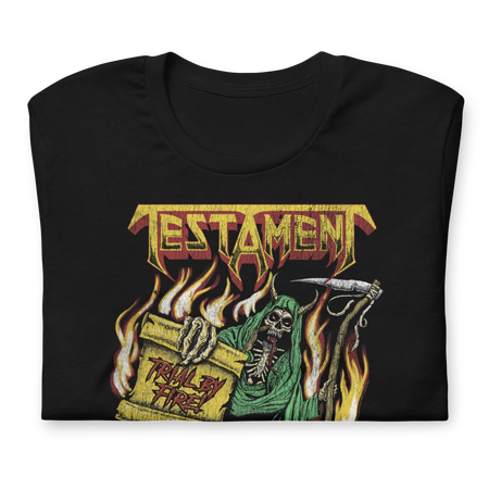 Stakes Testament Trial by Fire T-Shirt Black