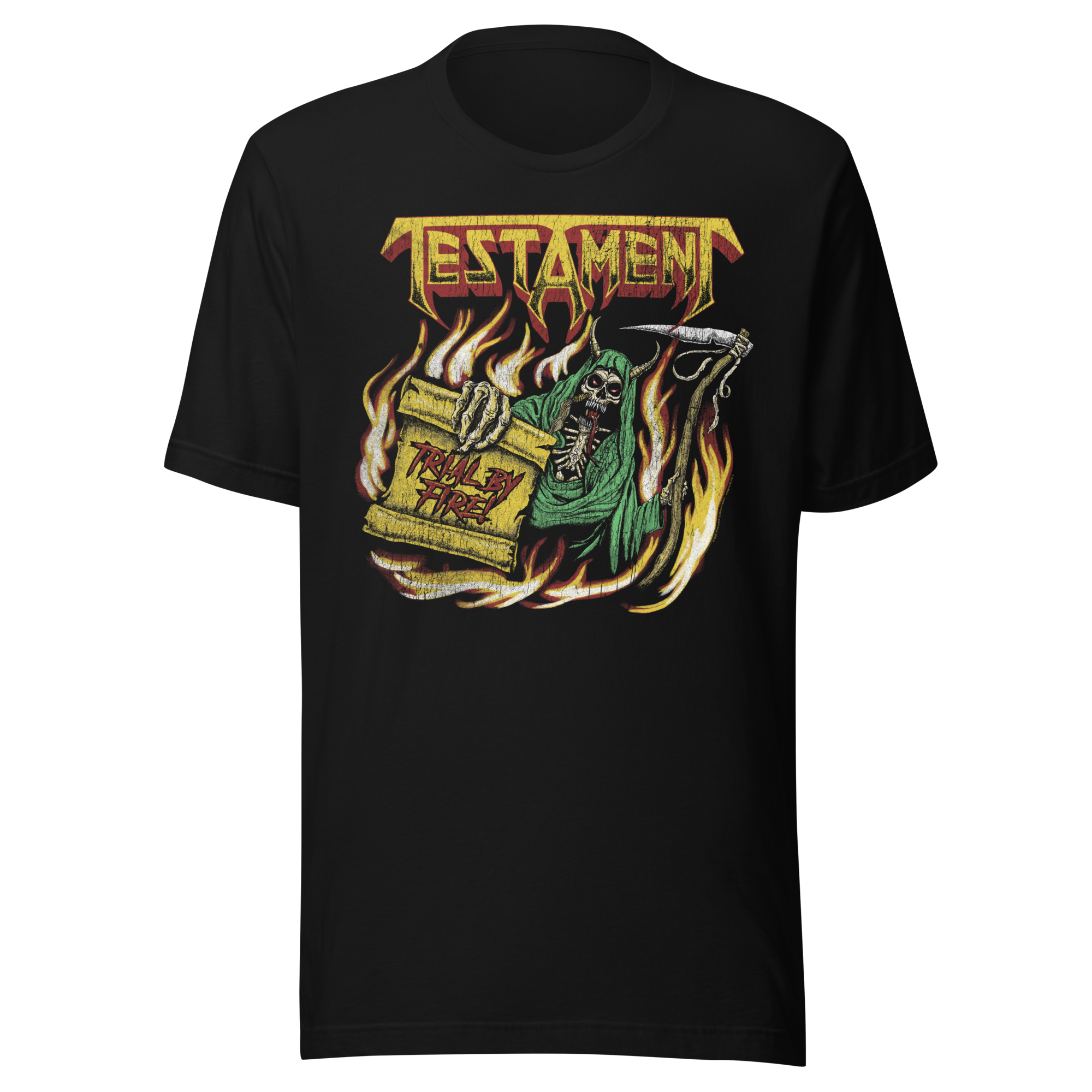 Stakes Testament Trial by Fire T-Shirt Black