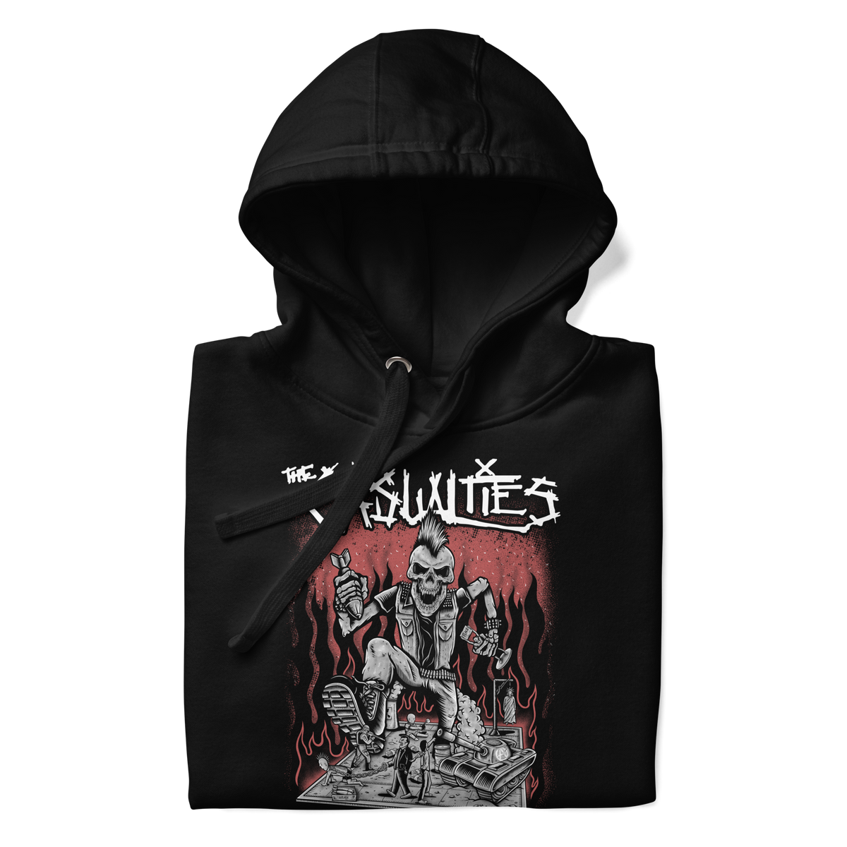 Stakes The Casualties All Out War Hoodie Black
