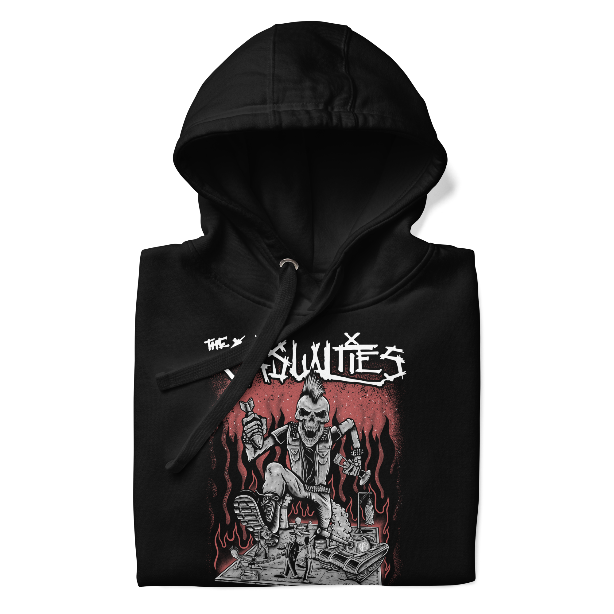 Stakes The Casualties All Out War Hoodie Black