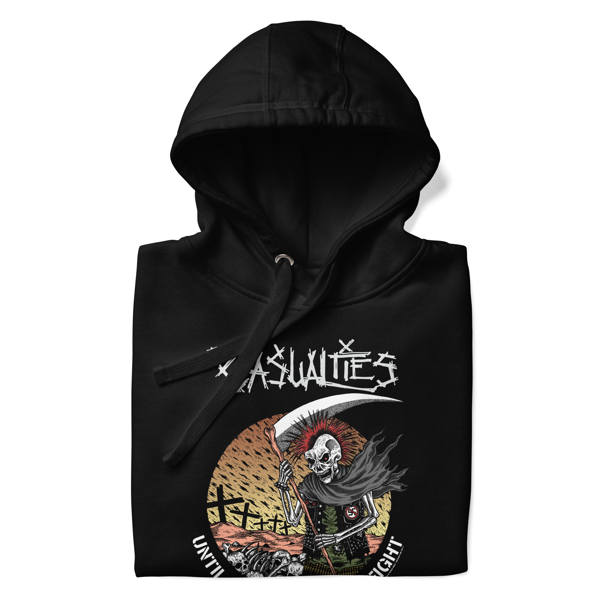 Stakes The Casualties Until Death Hoodie Black