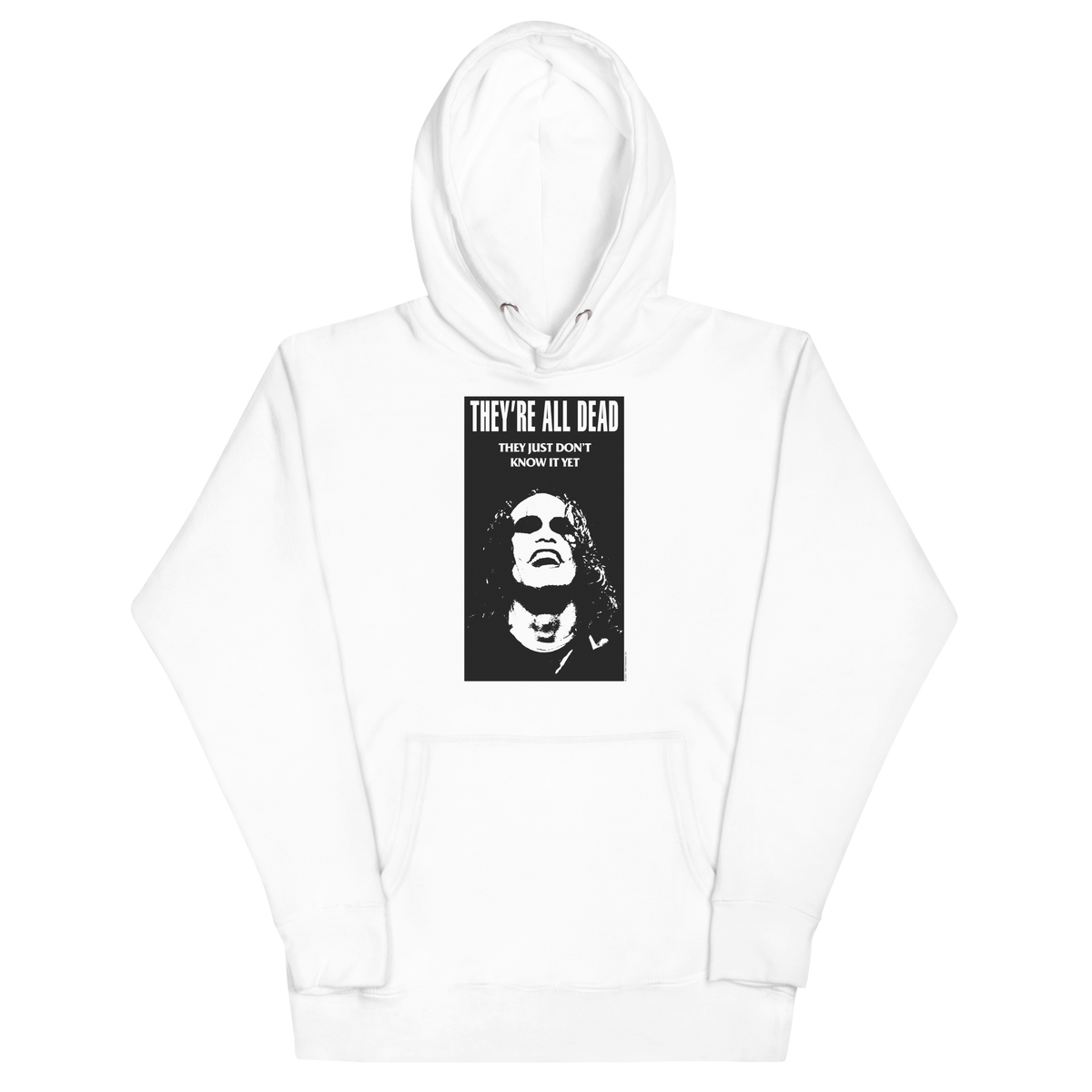 Stakes The Crow Dead Movie Poster Classic Hoodie White