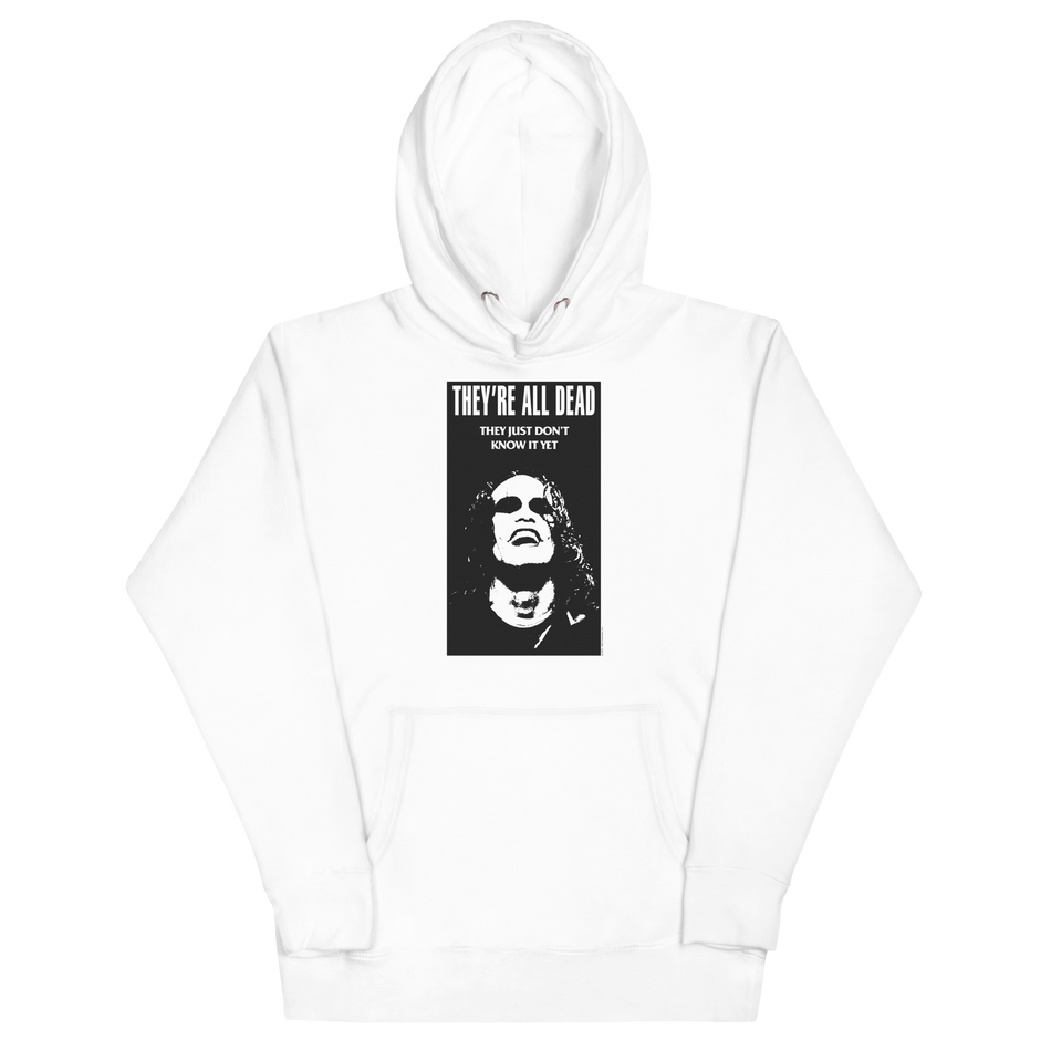 Stakes The Crow Dead Movie Poster Classic Hoodie White