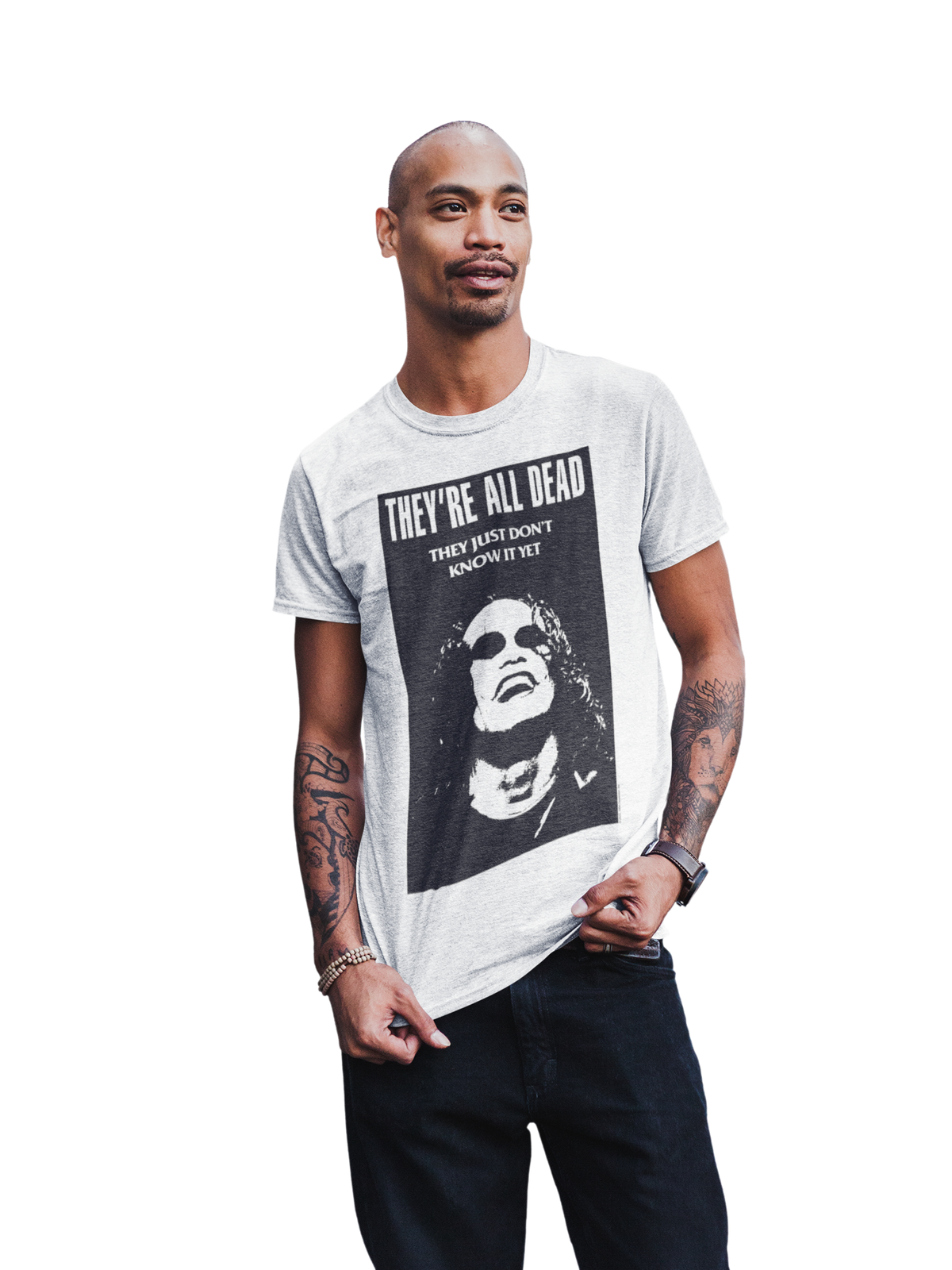 Stakes The Crow - Dead Movie Poster Jumbo Print T-Shirt White