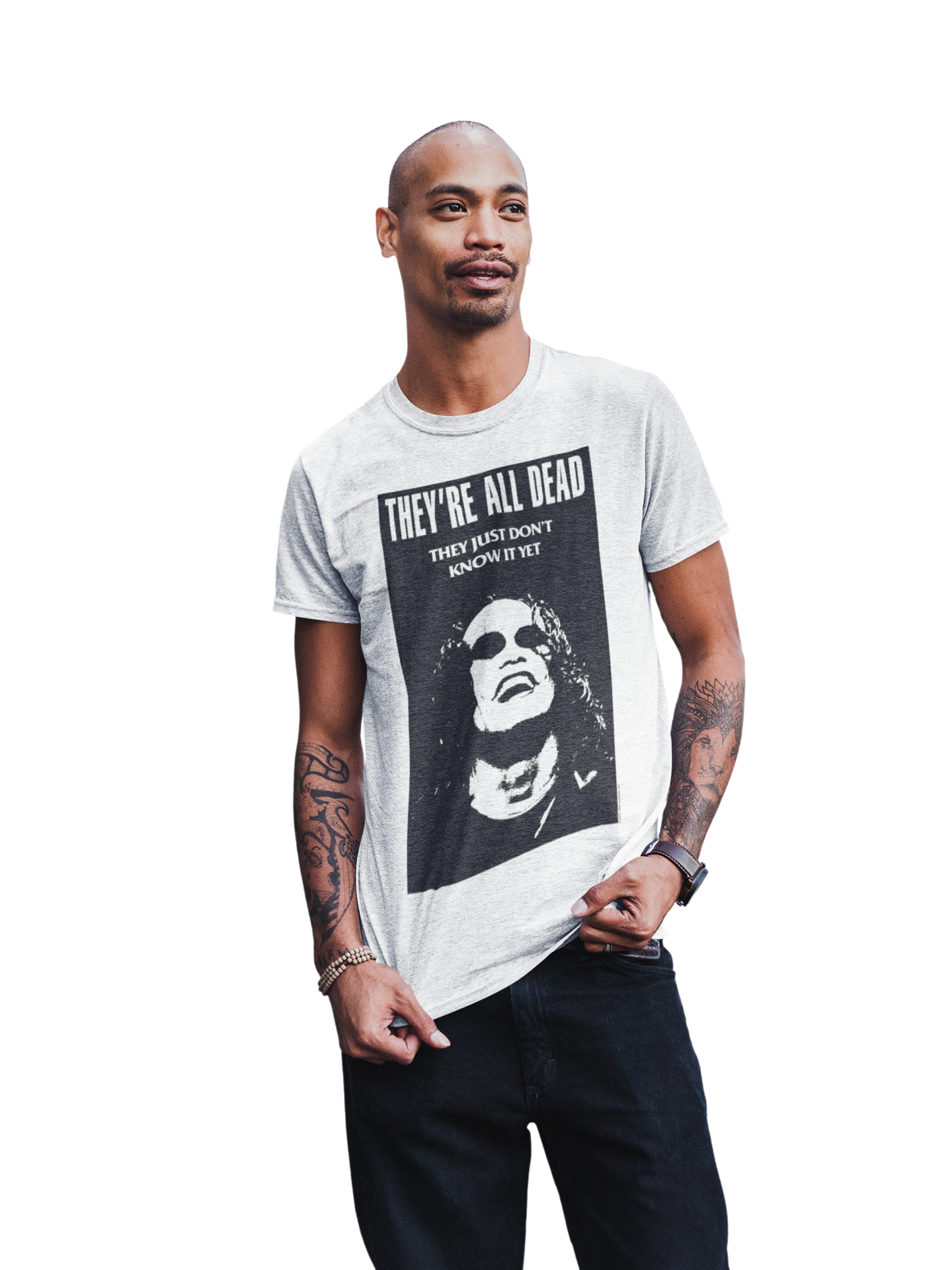 Stakes The Crow - Dead Movie Poster Jumbo Print T-Shirt White
