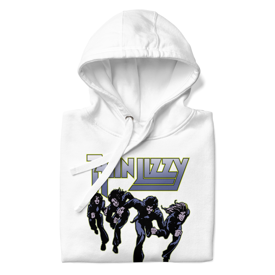 Stakes Thin Lizzy Jailbreakers Hoodie White