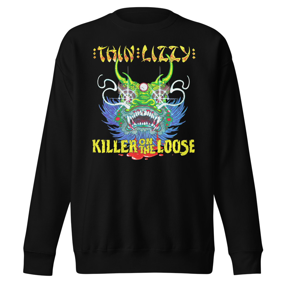 Stakes Thin Lizzy Killers on the Loose Sweatshirt Black
