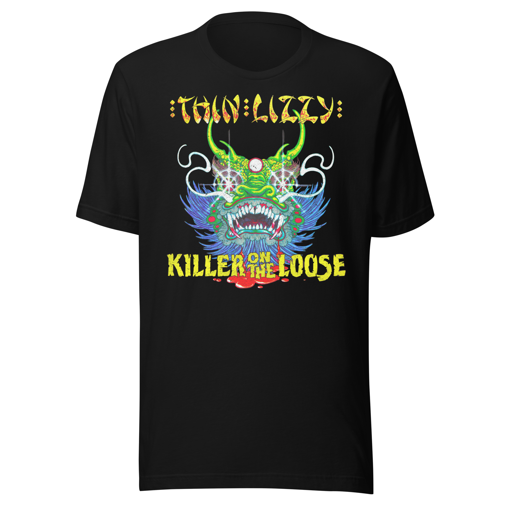 Stakes Thin Lizzy Killers on the Loose T-Shirt Black