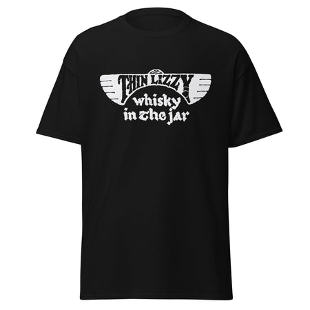 Stakes Thin Lizzy - Whiskey Jumbo Print T-Shirt Black