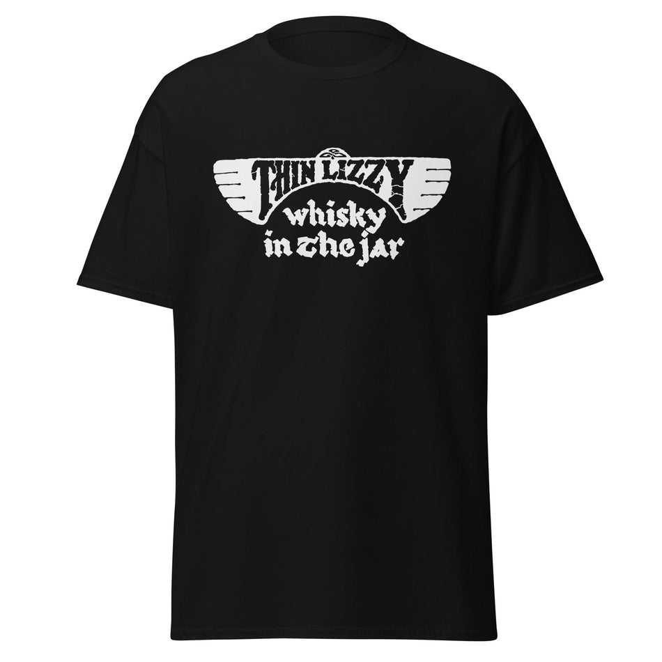 Stakes Thin Lizzy - Whiskey Jumbo Print T-Shirt Black