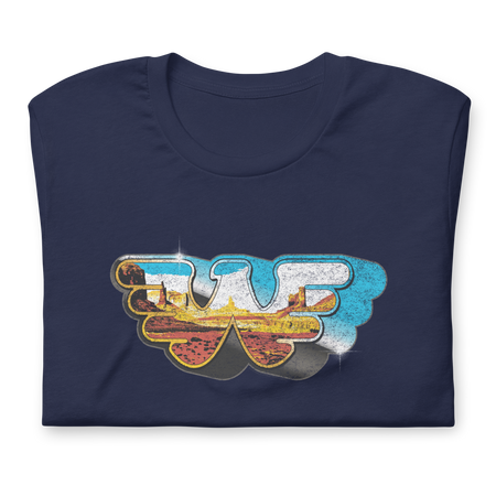 Stakes Waylon Jennings Among the Stars T-Shirt Navy
