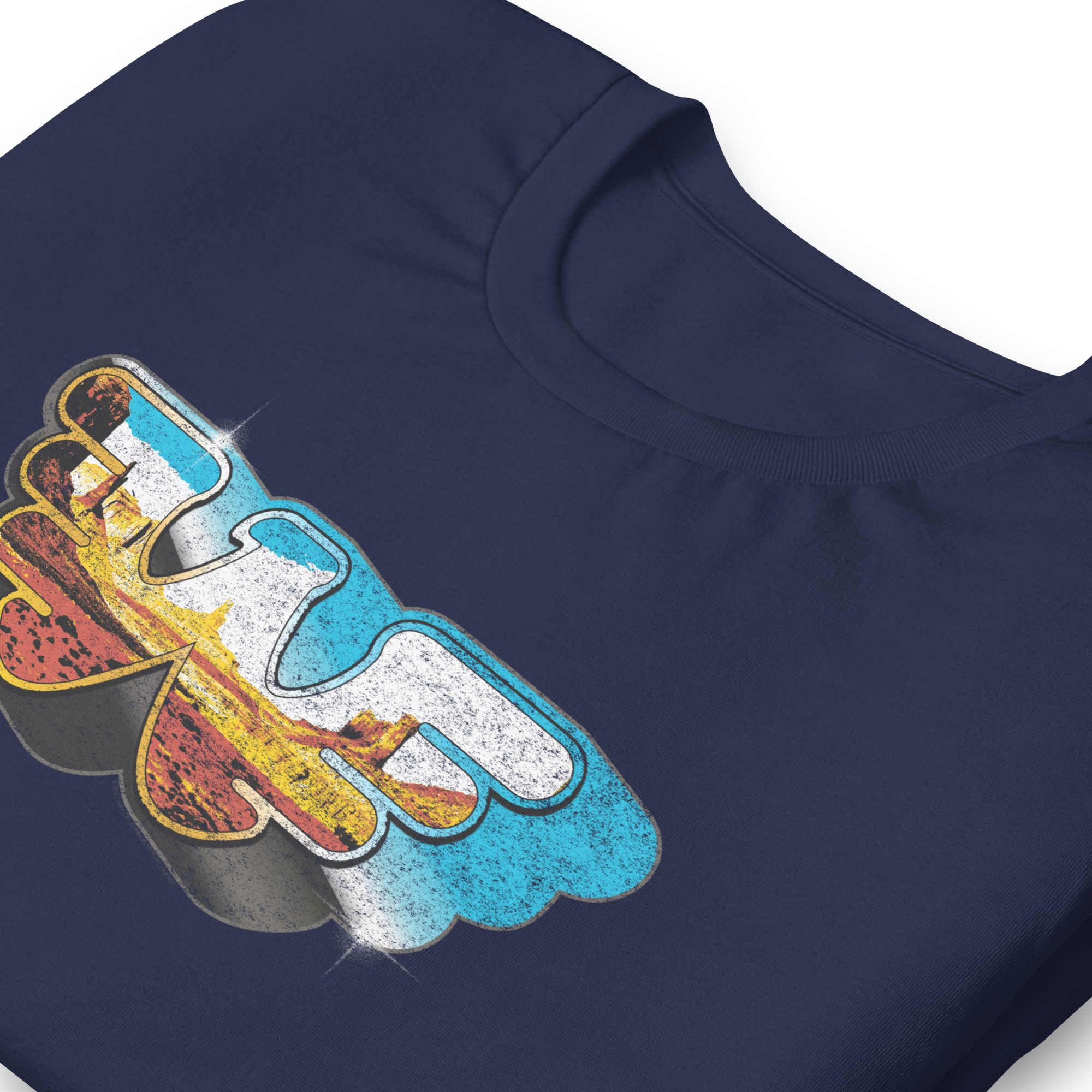 Stakes Waylon Jennings Among the Stars T-Shirt Navy