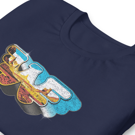 Stakes Waylon Jennings Among the Stars T-Shirt Navy
