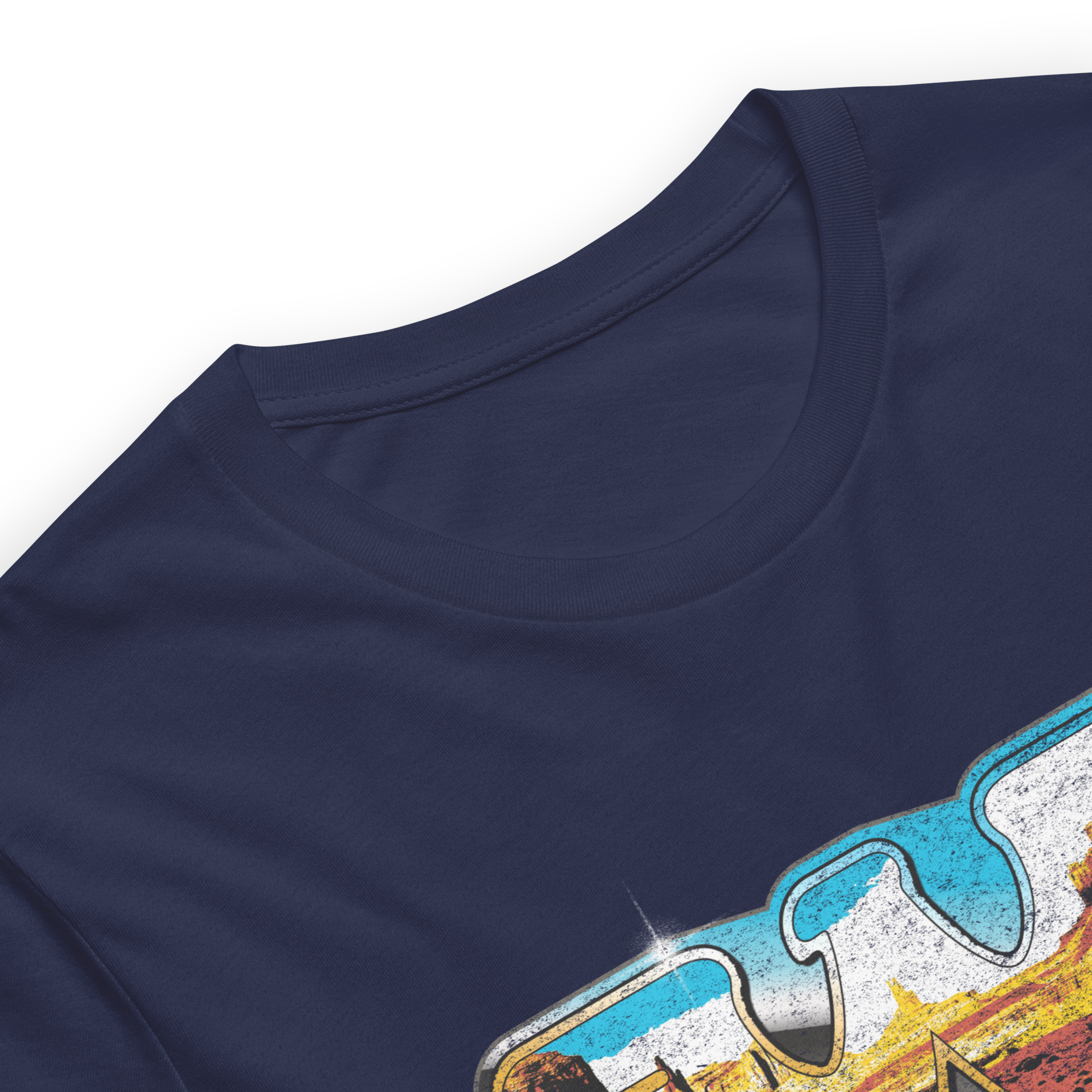 Stakes Waylon Jennings Among the Stars T-Shirt Navy