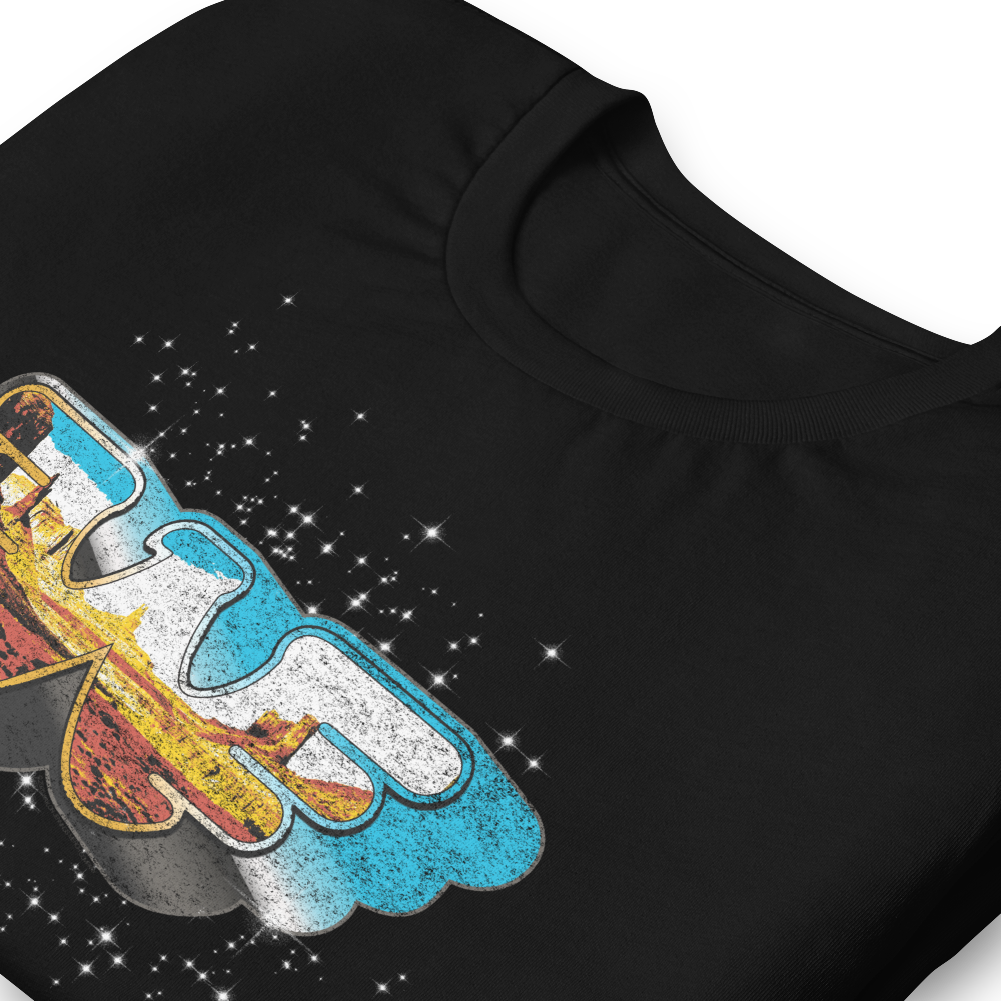 Stakes Waylon Jennings Eagle W T-Shirt Black