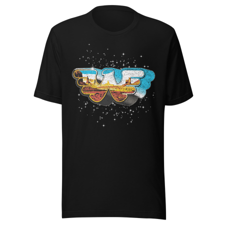 Stakes Waylon Jennings Eagle W T-Shirt Black