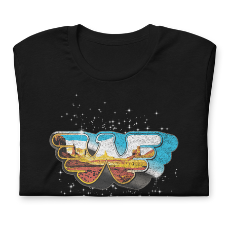 Stakes Waylon Jennings Eagle W T-Shirt Black