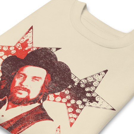 Stakes Waylon Jennings Littlefields Finest Sweatshirt Natural