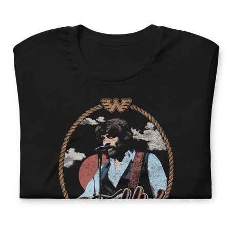 Stakes Waylon Jennings Ramblin Man T-Shirt Black