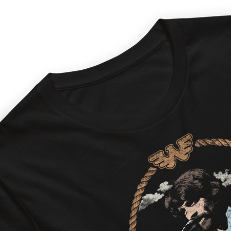 Stakes Waylon Jennings Ramblin Man T-Shirt Black