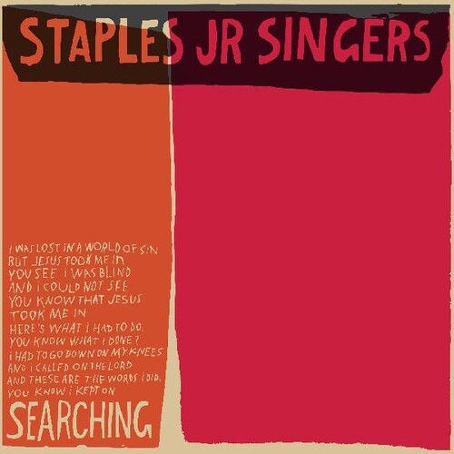 Staples Jr. Singers Searching - Record Album - Vinyl LP