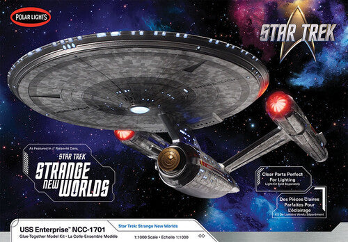 Star Trek Strange New Worlds U.S.S. Enterprise Star Trek Strange New Worlds U.S.S. Enterprise Polar Lights Model Kit - Model Kit