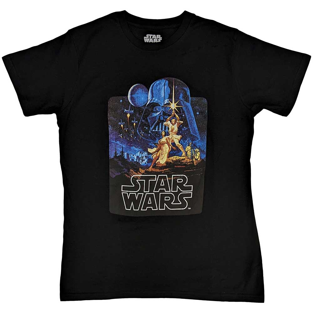 Star Wars A New Hope Poster Black