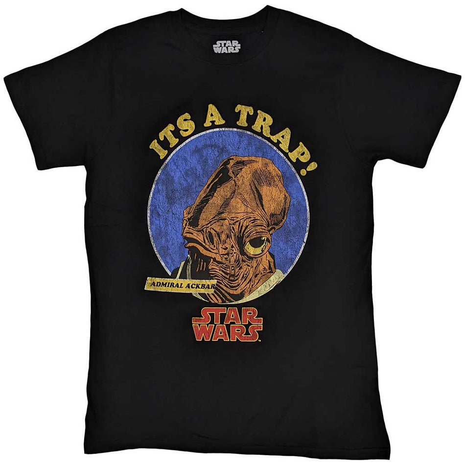 Star Wars Ackbar It's A Trap Black