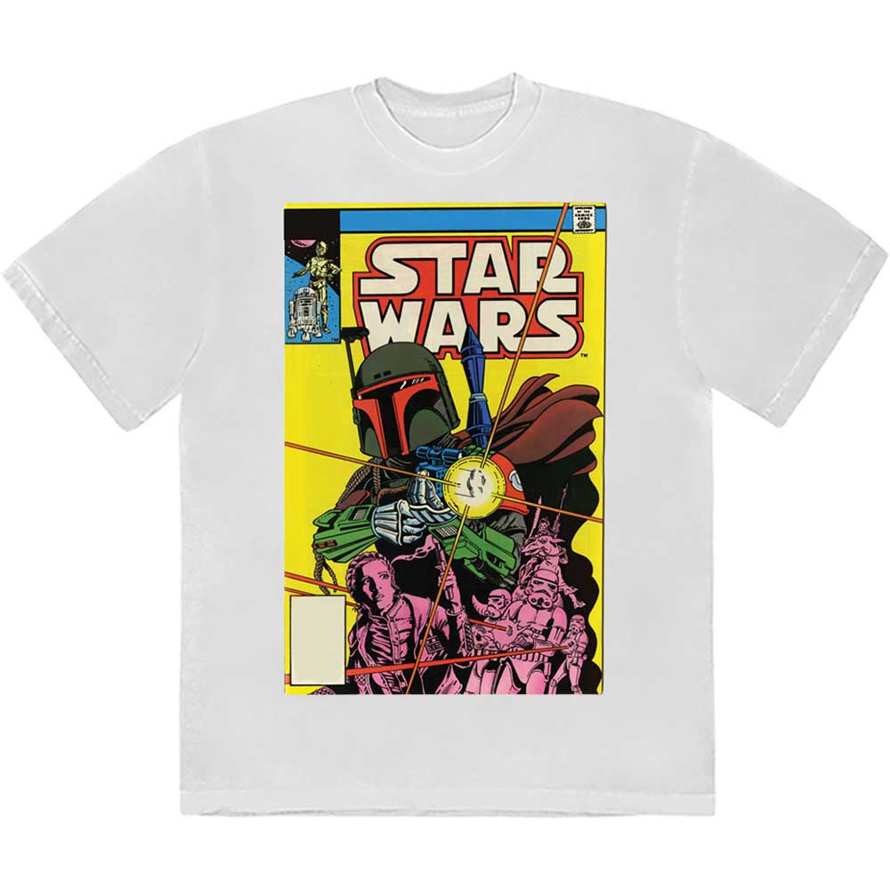 Star Wars Boba Fett Comic Cover White