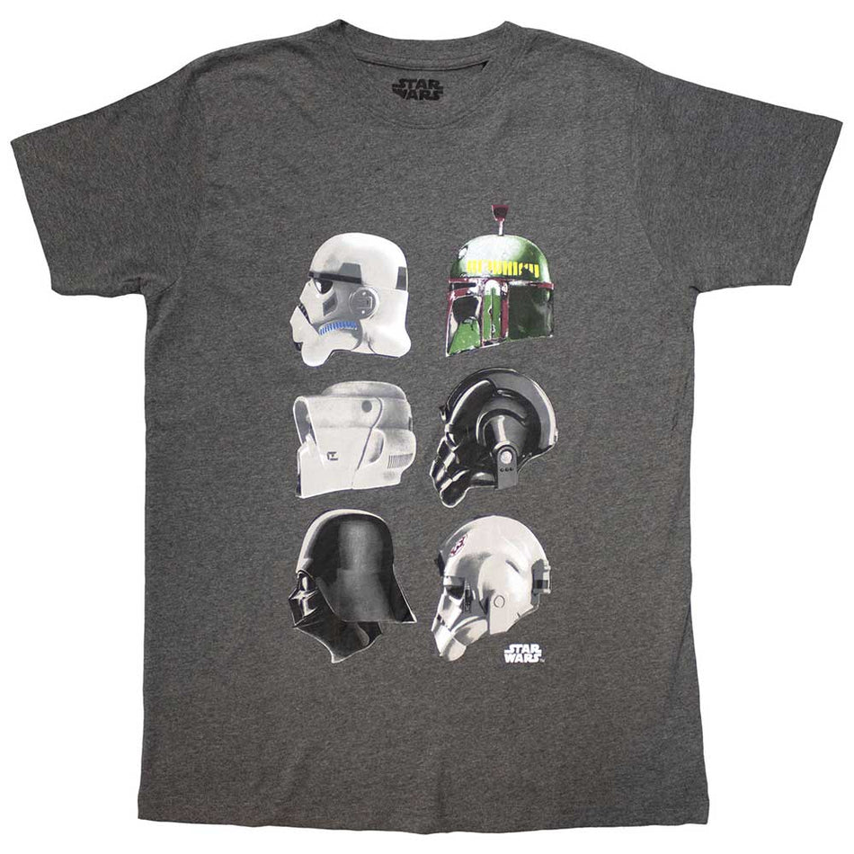 Star Wars Helmet Profiles Grey