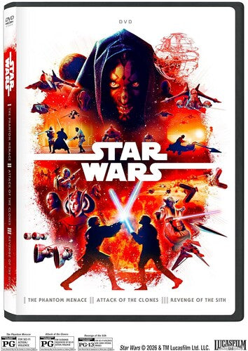 Star Wars: Prequel Trilogy Star Wars: Prequel Trilogy - 3-Disc DVD Set