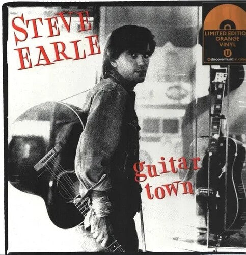 Steve Earle Guitar Town - Record Album - Vinyl LP