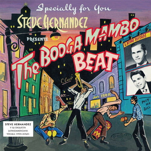 Steve Hernandez The Booga Mambo Beat - Record Album - Vinyl LP