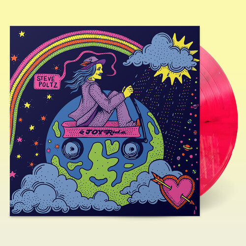 Steve Poltz Joyride - Pink - Record Album - Vinyl LP