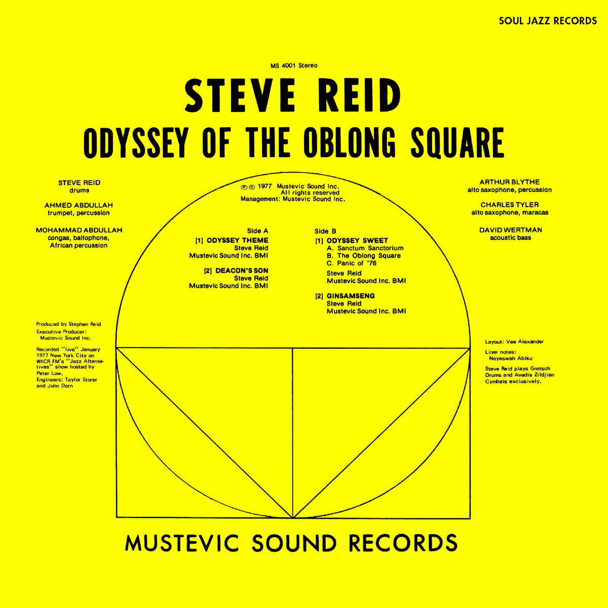 Steve Reid Odyssey of the Oblong Square (GOLD CD)