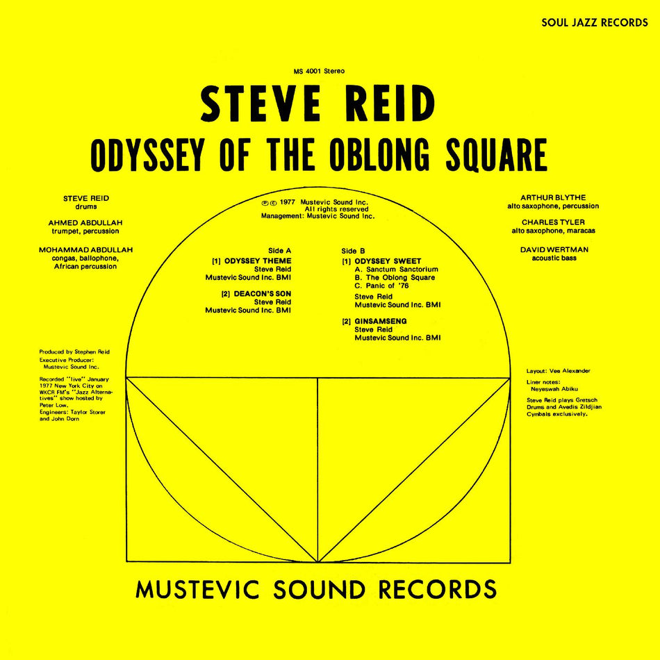 Steve Reid Odyssey of the Oblong Square (GOLD CD)