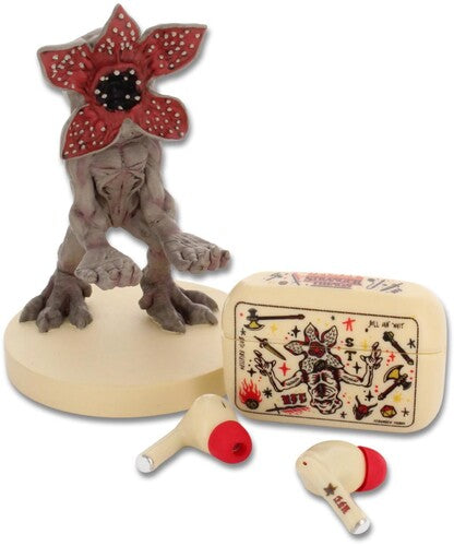 Stranger Things Bluetooth Earbuds & Holder Bundle Stranger Things - Hellfire Club Wireless Bluetooth Earbuds Bundle - Wireless Earbuds