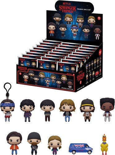 Stranger Things S5 24PC 3D Foam Bag Clip Blind Box Stranger Things - Series 5 - 3D Foam Bag Clip Blind Bag - 24pc PDQ Display - 24-Disc Consumer Accessories