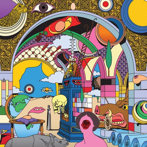 STRFKR Parallel Realms - Violet & Cobalt Blue - Double Record Album - Vinyl LP