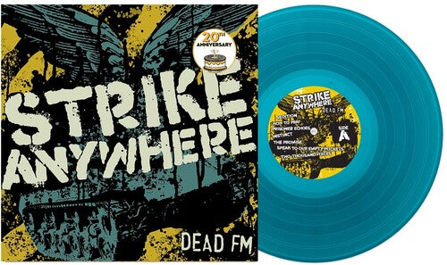 Strike Anywhere Dead FM - Blue - Record Album - Vinyl LP