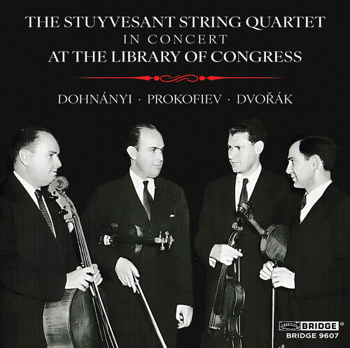 Stuyvesant String Quartet The Stuyvesant String Quartet - In Concert at the Library of Congress - CD Album