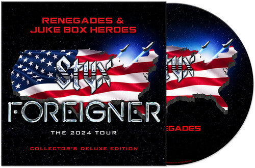 Styx & Foreigner Renegades & Juke Box Heroes - Record Album - Vinyl LP