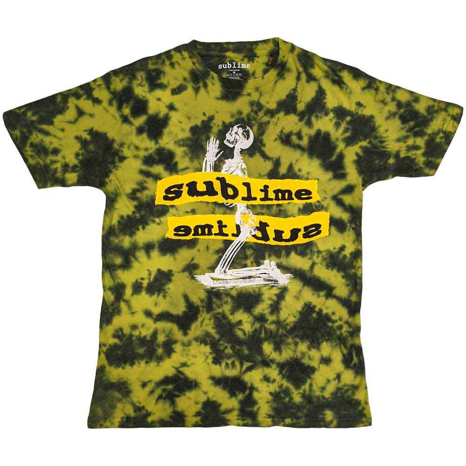 Sublime Praying Skeleton Yellow