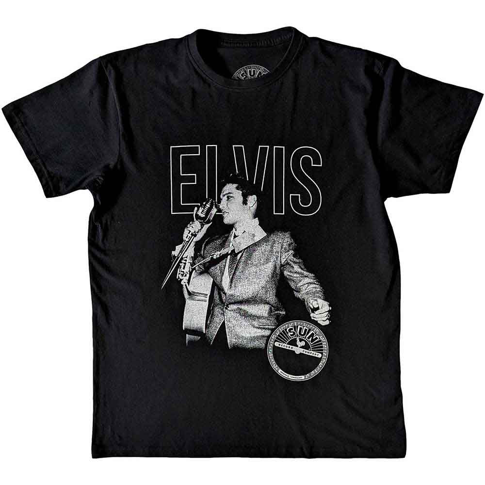Sun Records Elvis Live Portrait Black