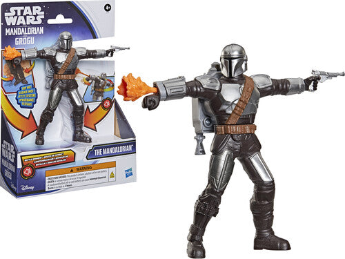 SW Actionverse Dlx Mandalorian Star Wars - Action FX - The Mandalorian Action Figure - Collectibles